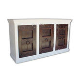 Indian Antique Old Door Solid Wood Sideboard